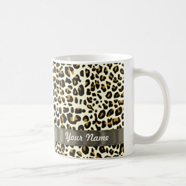 Leoparddruck Tasse (Rechts)