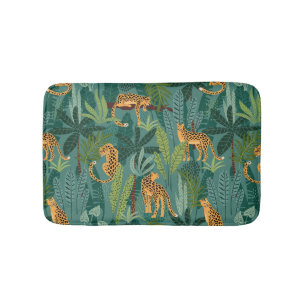 Leoparden Badematte