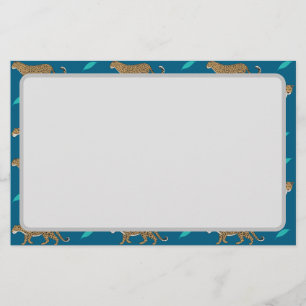 Leoparden Briefpapier