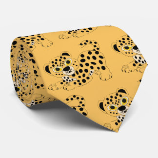 Leoparden-Design Krawatte