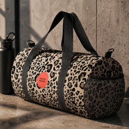 Leoparden-Druck-Duffelbag | Stylischer Tier-Duffel Duffle Bag