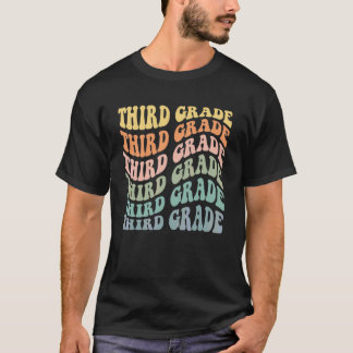 Leoparden-Druck Farbenfroher Gepard Dritte-Klasse- T-Shirt