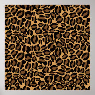 Leoparden-Druck-Klassiker Dschungel Poster
