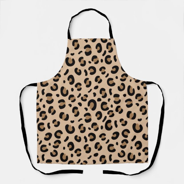 Leoparden-Druck-Muster  Schürze (Vorderseite)
