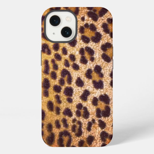 Leoparden-Druck-Teppich iPhone Hülle (Rückseite)