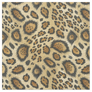 Leoparden-Druckmuster – Wildtier-Hautdesign Stoff