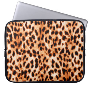 Leoparden-Drucktextur Laptopschutzhülle