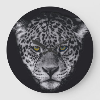 Leoparden Große Wanduhr