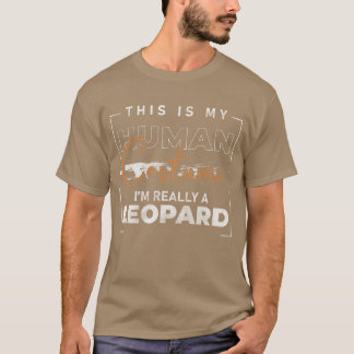 Leoparden Großkatze Tier Schutz Natur vintage T-Shirt