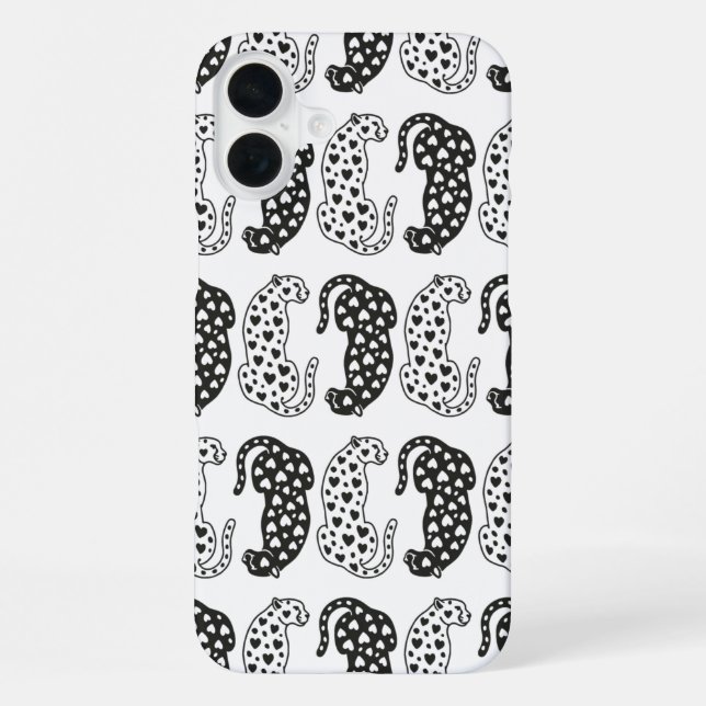 Leoparden iPhone Hülle (Rückseite)