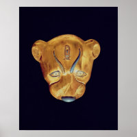 Leoparden Kopf aus dem Grab von Tutankhamun