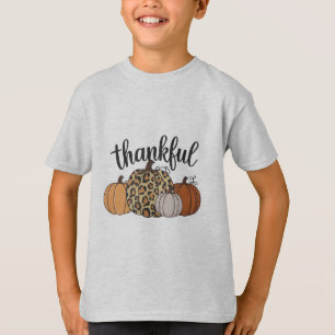 Leoparden-Kürbis-Saison Thanksgiving Halloween Her T-Shirt