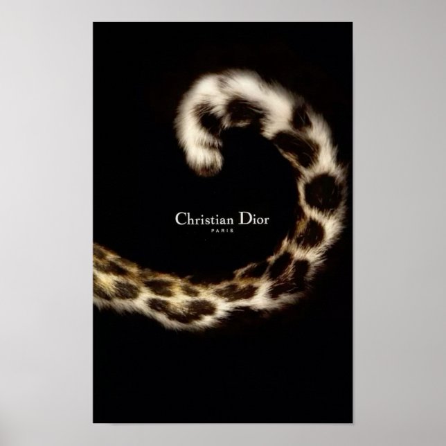 Leoparden-Schwanz Poster (Vorne)