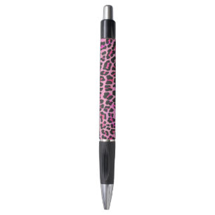 Leoparden, Schwarz und Hot-Pink Kugelschreiber