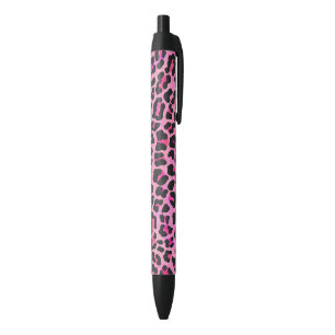 Leoparden, Schwarz und Hot-Pink Kugelschreiber