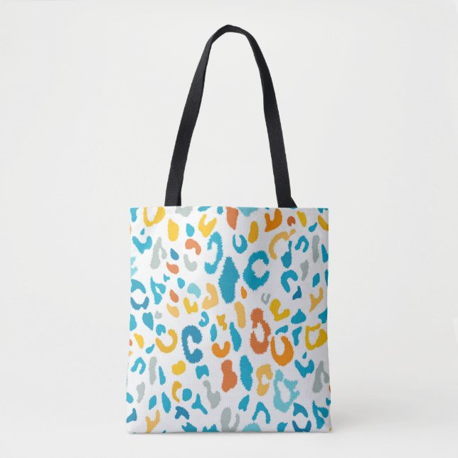 Leoparden Spots: Farbige Vintage Textur. (Vorderseite)