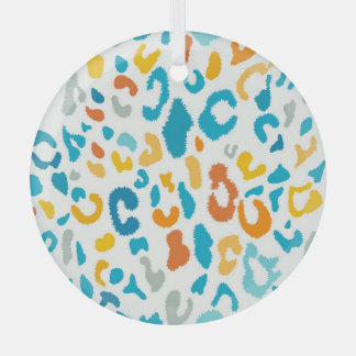 Leoparden Spots: Farbige Vintage Textur. Ornament Aus Glas
