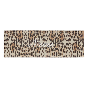 Leoparden-Spots Muster Thunder_Cove Namenschild