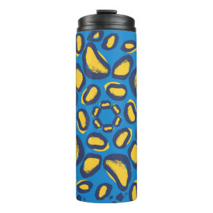 Leoparden-Tierdruckmuster Thermosbecher