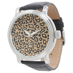 Leoparden-Uhr Armbanduhr