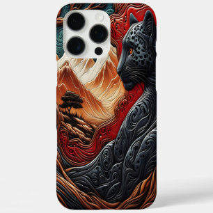 Leoparden Uhr: Schönheit der Natur iPhone 16 Pro Max Hülle