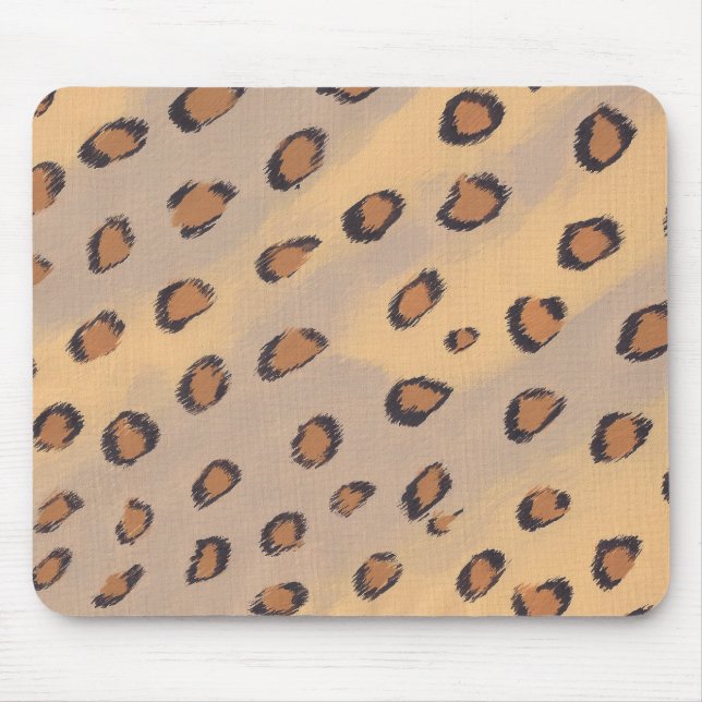 Leoparden zeichnen benutzerdefinierte Mousepads (Vorne)