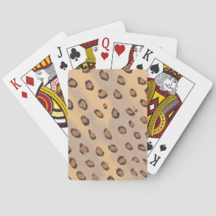 Leoparden zeichnen Karten Spielkarten