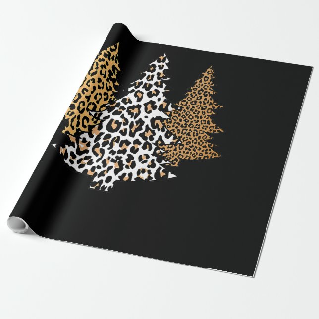 Leopardenbäume Geparden Geschenkpapier (Ungerollt)
