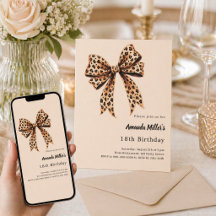Leopardenbogenbraun, beige Geburtstag