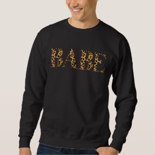 Leopardendruck-Babe-Junggesellinnenabschied Passen Sweatshirt