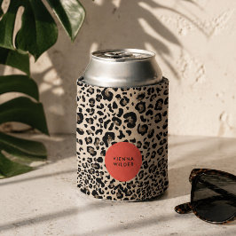 Leopardendruck-Dosenkühler | Stylische Limonadenkü Dosenkühler