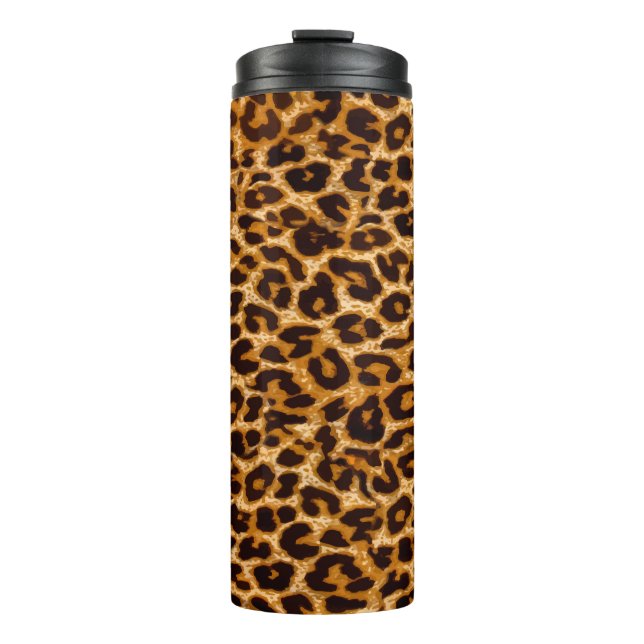 Leopardendruck, Gepard, Rosa, Girl Thermosbecher (Vorderseite)