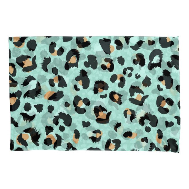 Leopardendruck, Tiermuster Kissenbezug (Vorderseite)