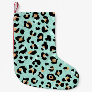 Leopardendruck, Tiermuster Kleiner Weihnachtsstrumpf
