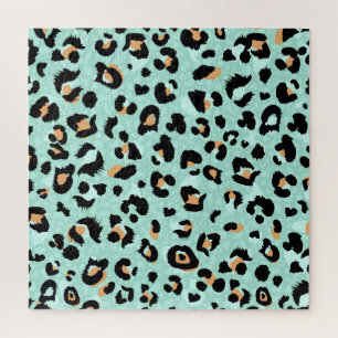 Leopardendruck, Tiermuster Puzzle