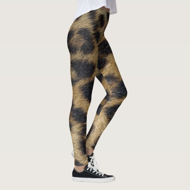Leopardendrucke Leggings (Rechts)