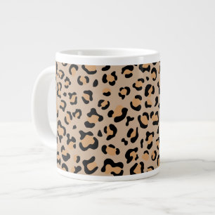 Leopardendrucke, Leoparden, Braunleopard Jumbo-Tasse