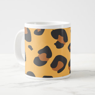 Leopardendrucke, Leoparden, Braunleopard Jumbo-Tasse
