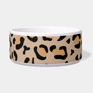Leopardendrucke, Leoparden, Braunleopard Napf