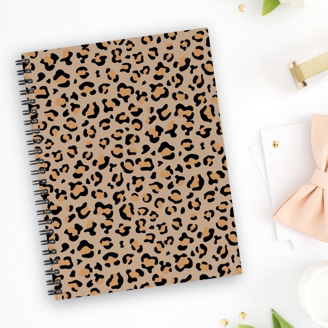 Leopardendrucke, Leoparden, Braunleopard Notizblock (Von Creator hochgeladen)