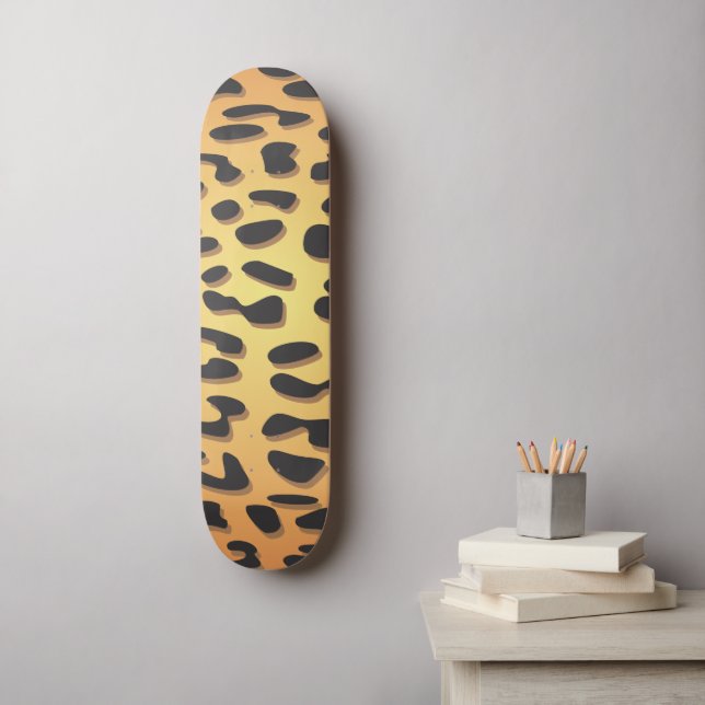 Leopardendrucke, Leoparden, Braunleopard Skateboard (Wandkunst)