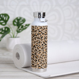 Leopardendrucke, Leoparden, Braunleopard Trinkflasche