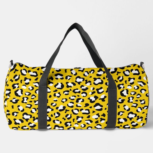 Leopardendrucke, Leoparden, Gelbleopard Duffle Bag (Vorderseite)