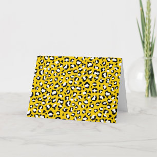Leopardendrucke, Leoparden, Gelbleopard Karte