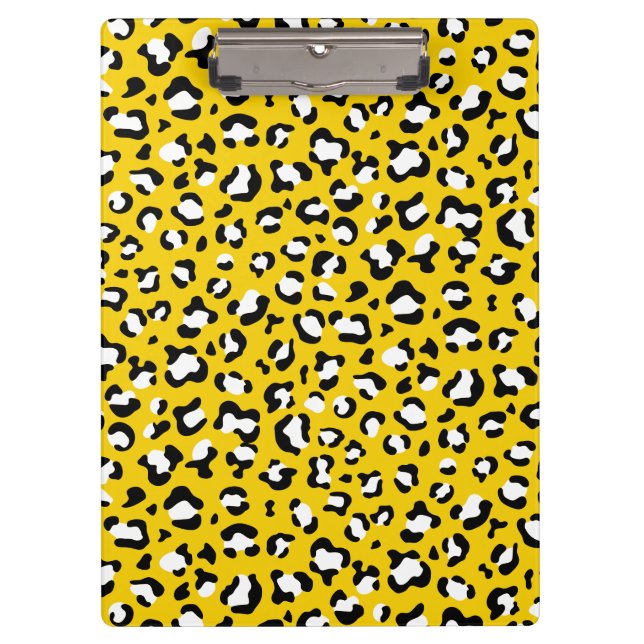 Leopardendrucke, Leoparden, Gelbleopard Klemmbrett (Vorderseite)