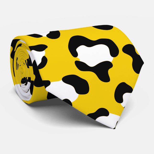 Leopardendrucke, Leoparden, Gelbleopard Krawatte (Gerollt)