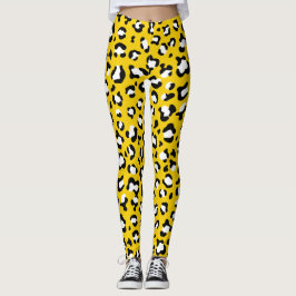 Leopardendrucke, Leoparden, Gelbleopard Leggings