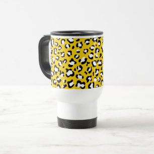 Leopardendrucke, Leoparden, Gelbleopard Reisebecher