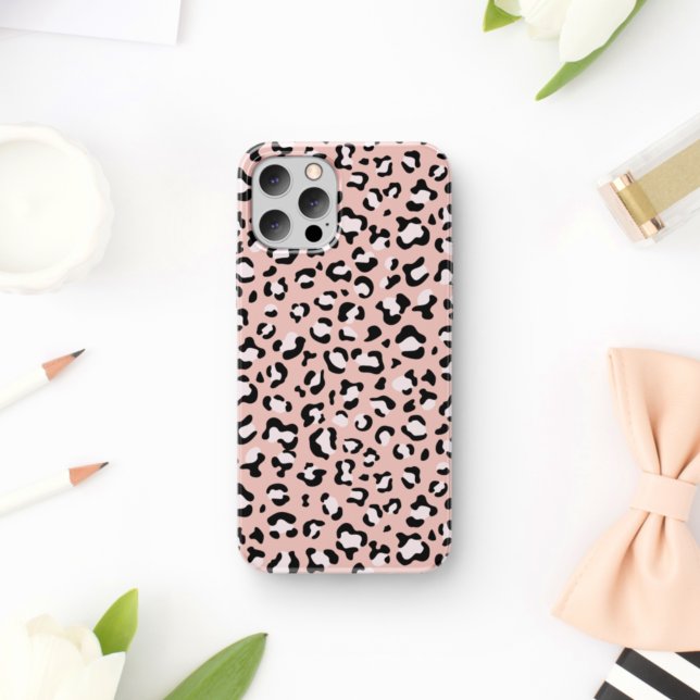 Leopardendrucke, Leoparden, rosa Leoparden Case-Mate iPhone Hülle (Von Creator hochgeladen)