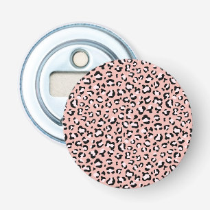 Leopardendrucke, Leoparden, rosa Leoparden Flaschenöffner